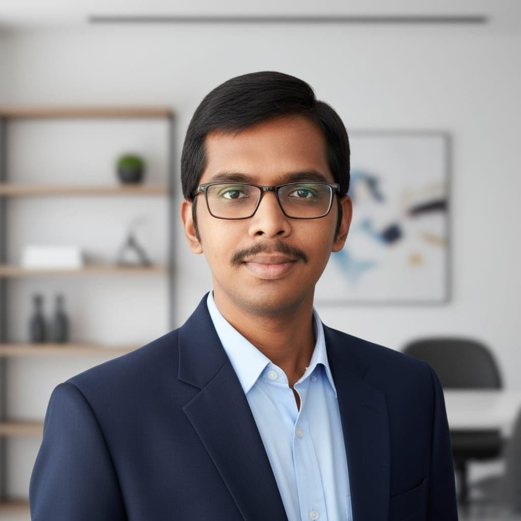 Professional portrait of Teja K G